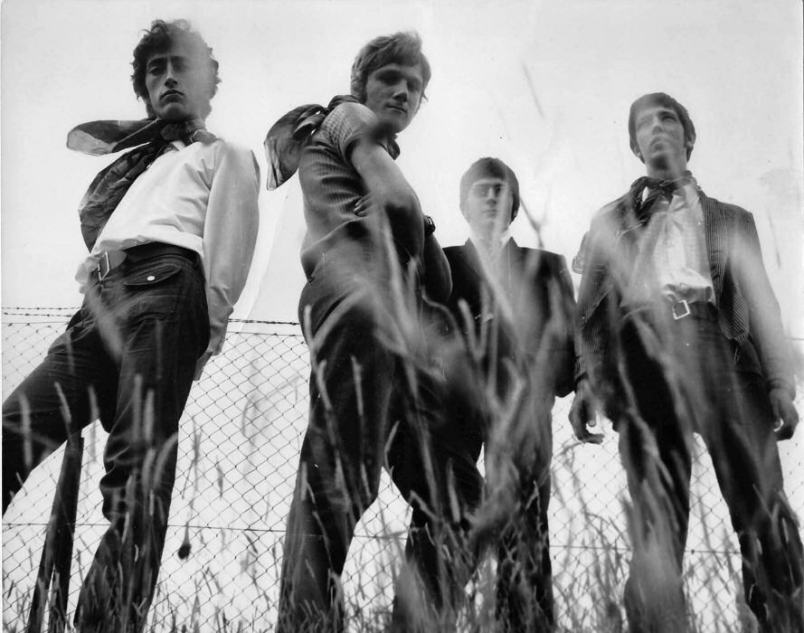 The Inspiration , back in our Mod days.L-R Colin Carter, Keith Durant drums , Roger Tice, bass ,Pete Tucker guitar