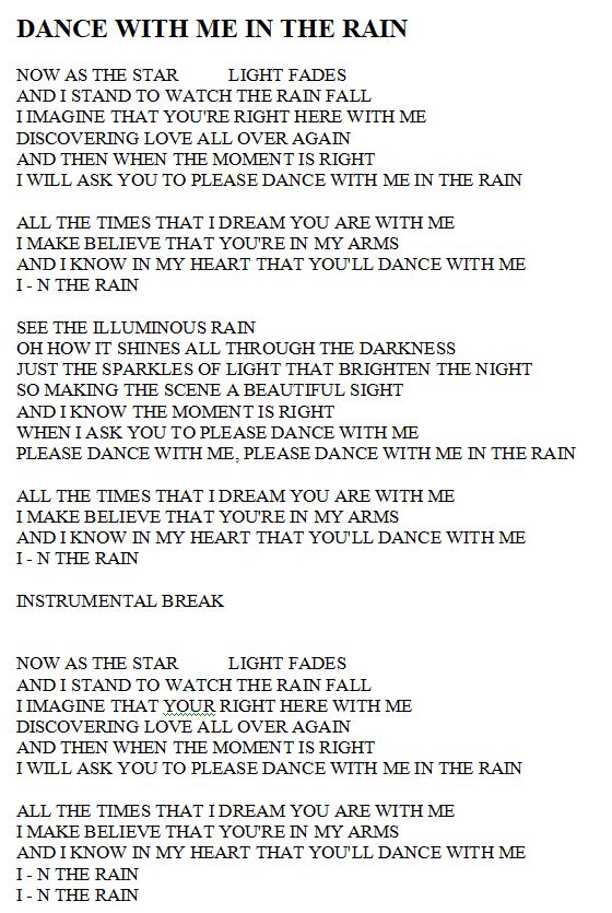 dancerain