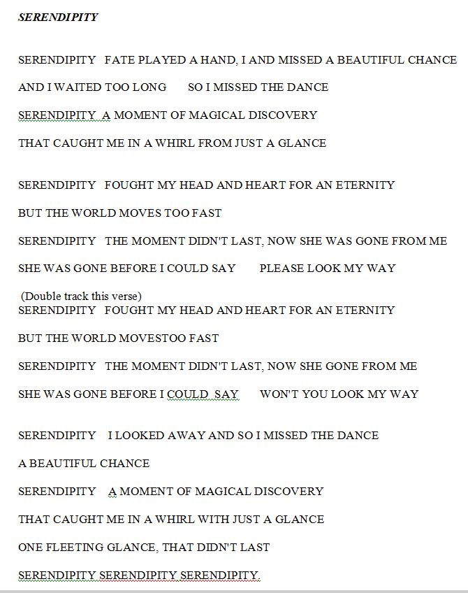 Serendipity